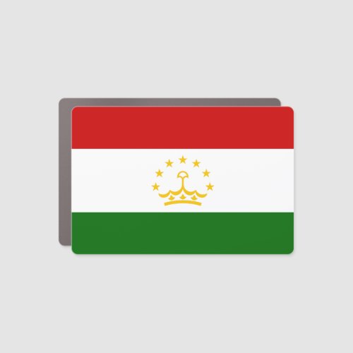 Tajikistan Flag Car Magnet