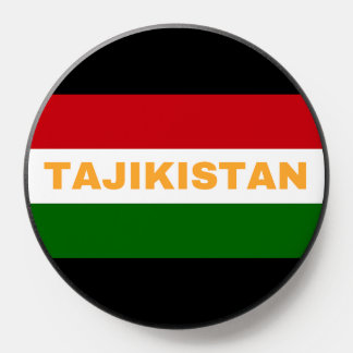 Tajikistan Flag Colors PopSocket