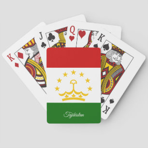 Tajikistan Flag Games, Tajikistan Playing Cards