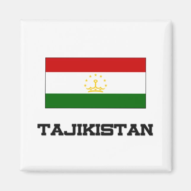 Tajikistan Flag Magnet (Front)