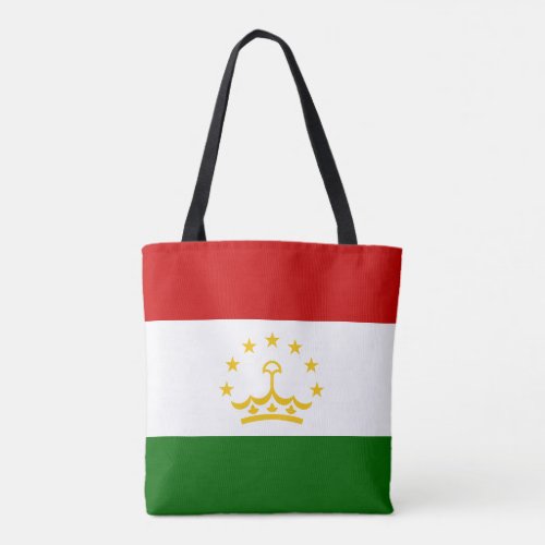 Tajikistan Flag Tote Bag