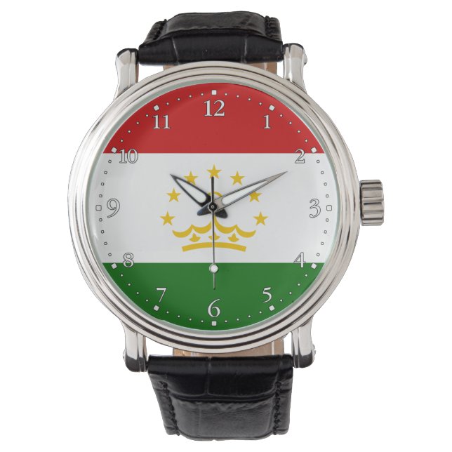 Tajikistan Flag Watch (Front)