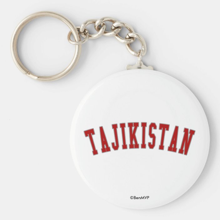 Tajikistan Key Chain