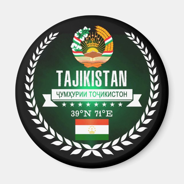 Tajikistan Magnet (Front)