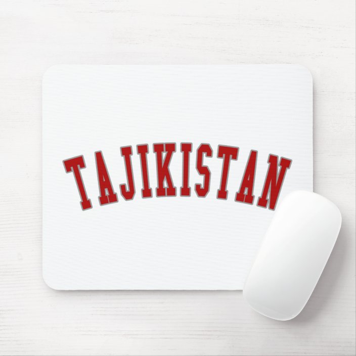 Tajikistan Mouse Pad