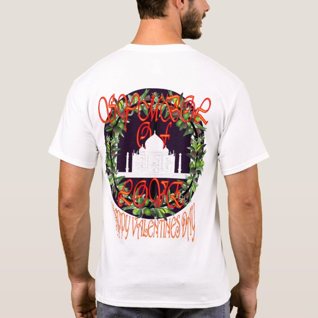TajMahal symbol of love T-Shirt (Back)