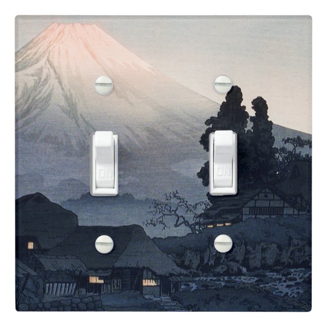 Takahashi - Mount Fuji from Mizukubo Light Switch Cover (In Situ)