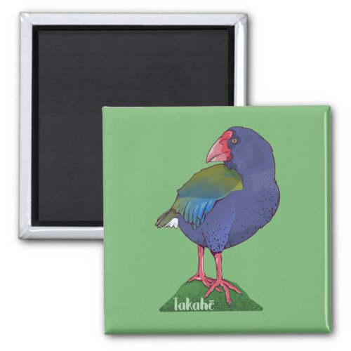 Takahe NZ bird Magnet