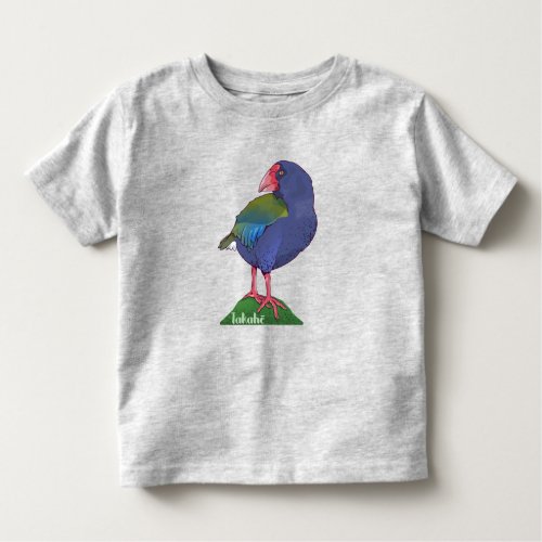 Takahe NZ bird Toddler T_shirt