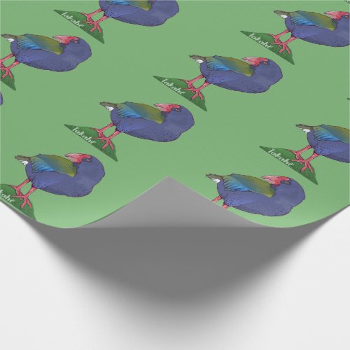 Takahe NZ bird Wrapping Paper