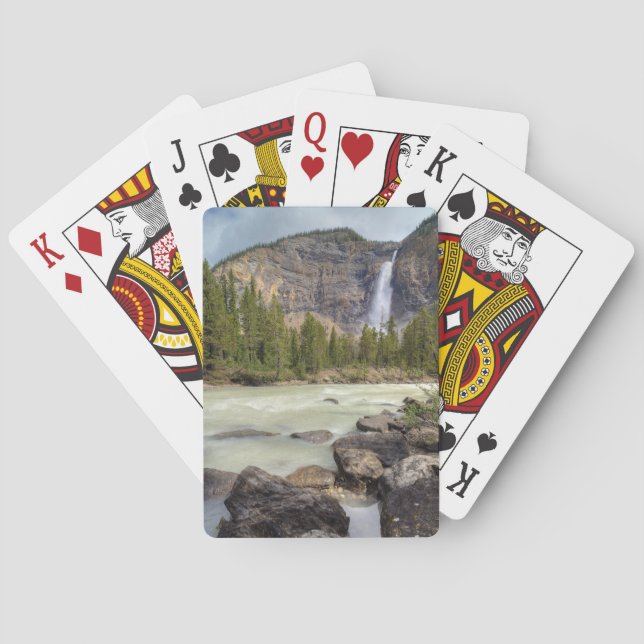 Takakkaw Falls Canadian Rockies Poker Cards (Back)