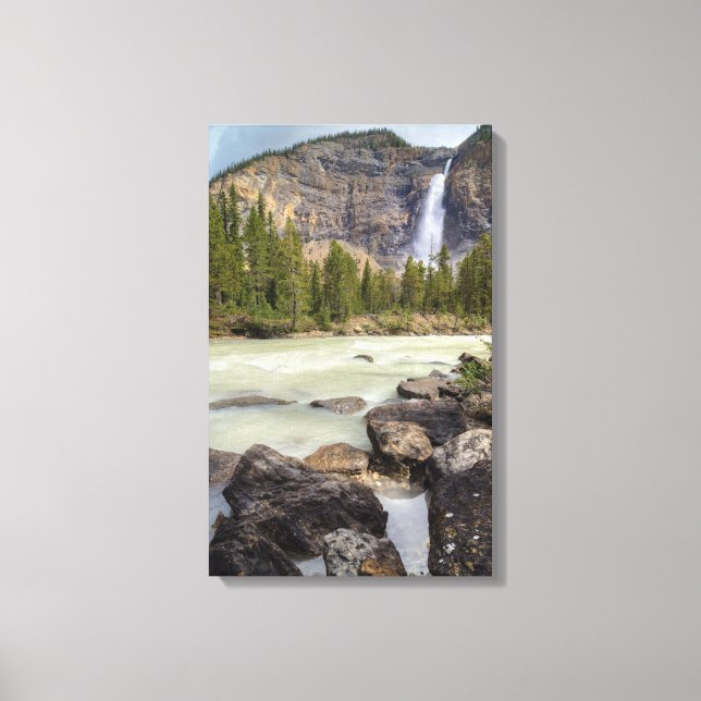 Takakkaw  Falls Canvas Print (Front)