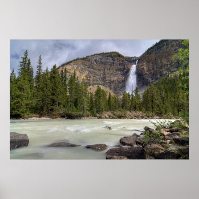 Takakkaw Falls Poster (Front)