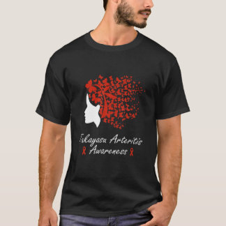 Takayasu Arteritis Awareness - Women Butterflies H T-Shirt