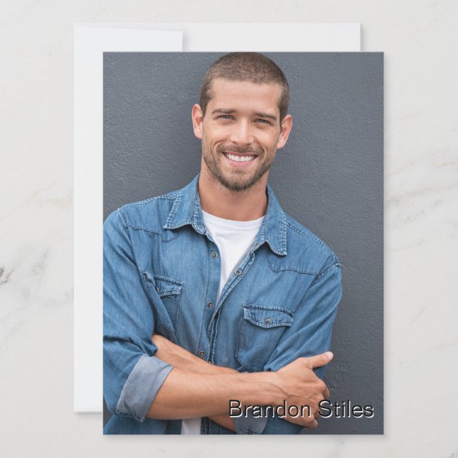 Take 2 Hollywood Actor Talent Promo Comp Card (Front)