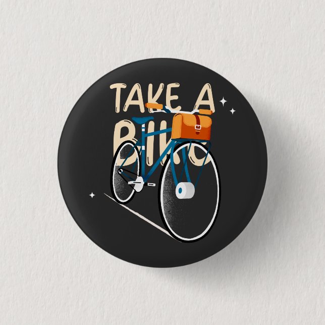 Take A Bike  Button (Front)