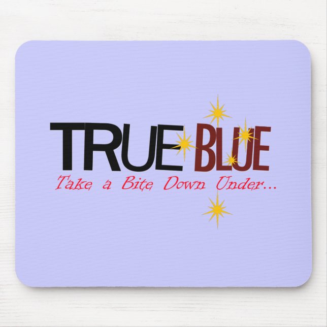 Take a Bite Down Under Mousepad (Front)