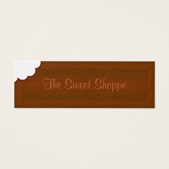 Take a Bite of Chocolate Mini Business Card