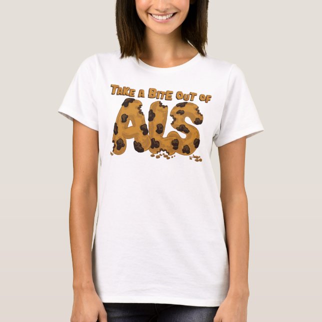 Take a Bite Out of ALS T-Shirt (Front)