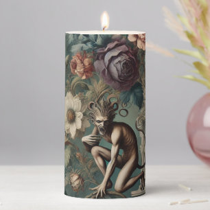 Take a Bow – Gothic Altar in Solitaire Pillar Candle