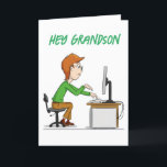 TAKE A BREAK ON YOUR BIRTHDAY GRANDSON CARD<br><div class="desc">THANK YOU FOR STOPPING BY ONE OF MY EIGHT STORES!</div>