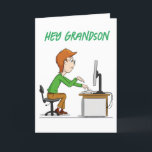 TAKE A BREAK ON YOUR BIRTHDAY GRANDSON CARD<br><div class="desc">THANK YOU FOR STOPPING BY ONE OF MY EIGHT STORES!</div>