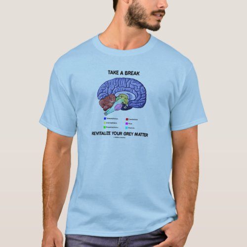 Take A Break Revitalize Your Grey Matter Brain T_Shirt