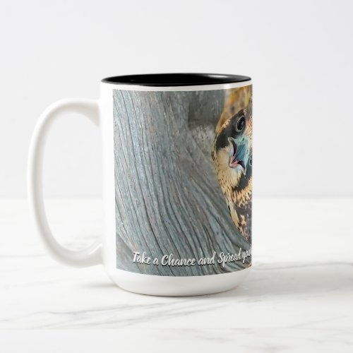 Take a Chance and Spread your Wings  Two_Tone Coffee Mug