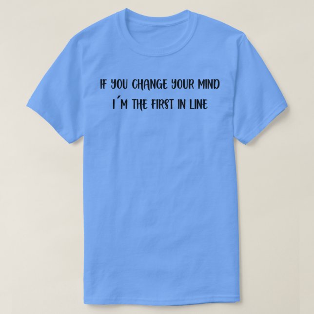 Take A Chance On Me black T-Shirt (Design Front)