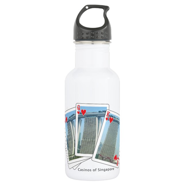 Take A Chance On Me - Customizable Water Bottle (Front)