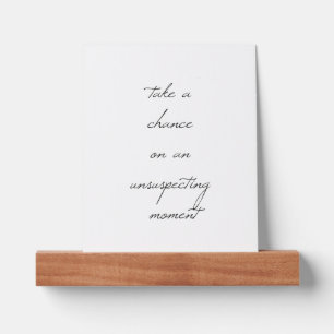 Take A Chance Picture Ledge