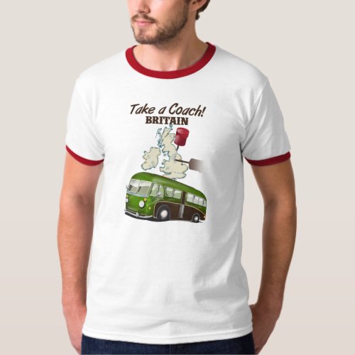 Take a Coach Britain vintage travel poster T_Shirt