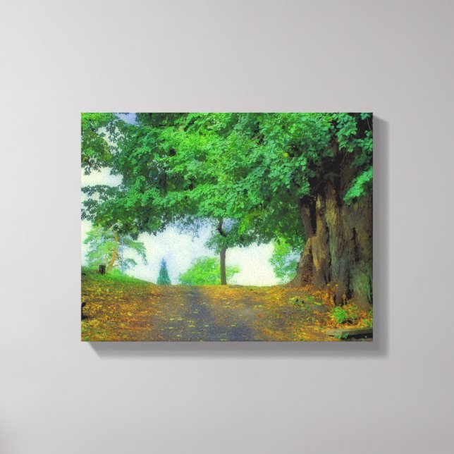 Take a deep breath! Enchanting landscape Canvas Print (Front)