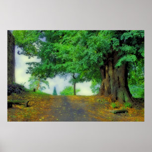 Take a deep breath! Enchanting landscape Poster