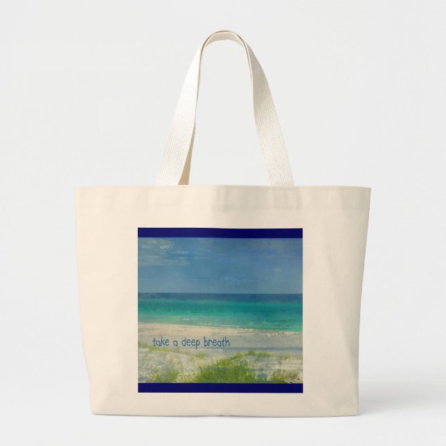 Take a Deep Breath Ocean Bag (Front)