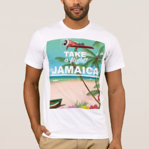Take a Flight! Jamaica Retro vacation poster T-Shirt