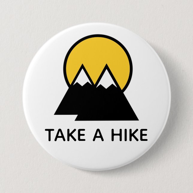 Take A Hike Adventure Button (Front)