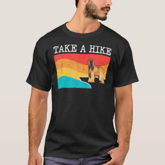 Take A Hike Afghan Hound Graphic Hiking T-Shirt