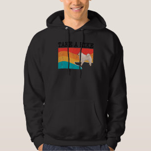 Take A Hike American Eskimo Dog Graphic Hiking Hoodie