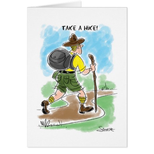 take a hike cards (Front)
