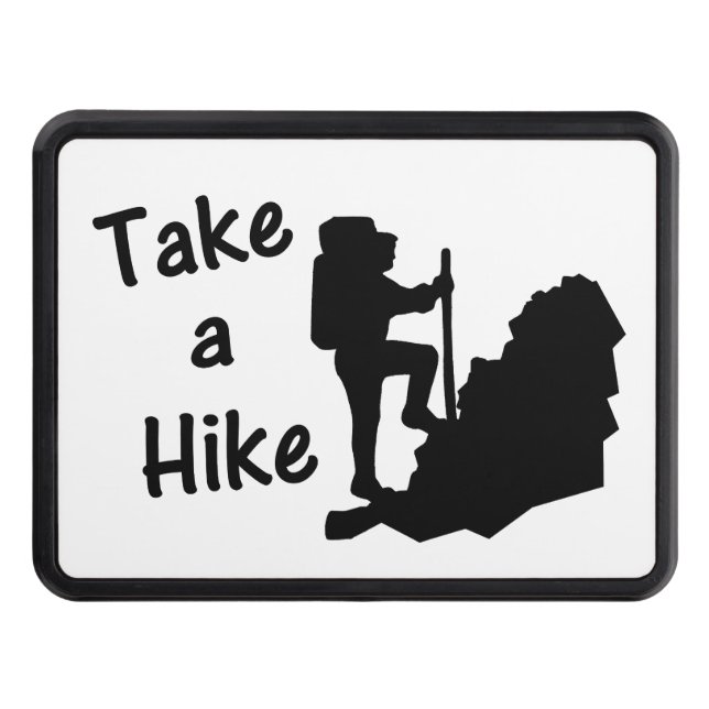 Take A Hike Hitch Cover (Front)
