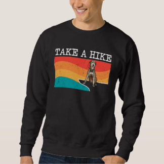 Take A Hike Irish Wolfhound Graphic Hiking Sweatshirt