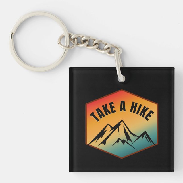 TAKE A HIKE KEYCHAIN (Front)