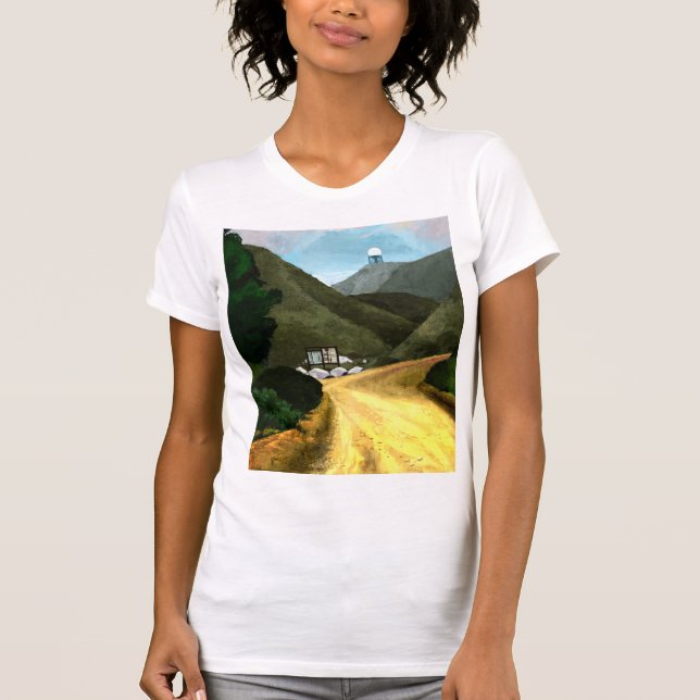Take a hike. Ladies Bella Canvas Fine Jersey T-Shirt (Front)