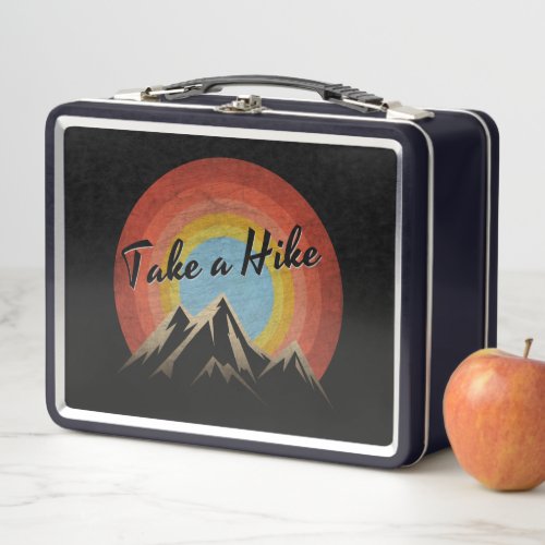 TAKE A HIKE METAL LUNCH BOX