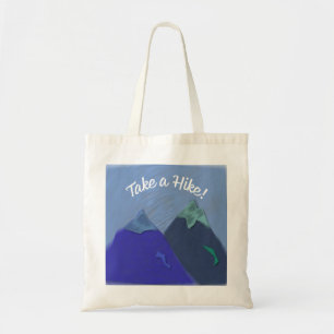 Take a Hike Mountain Design Tote Bag