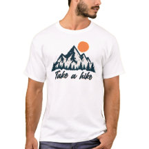 Take a Hike Mountain Forest Sunset Design