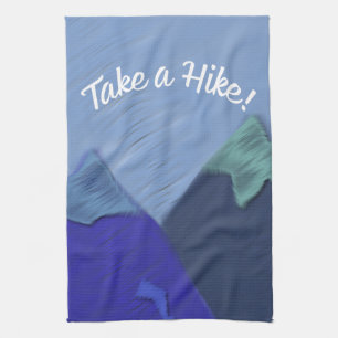 Take a Hike Mountain Peak Kitchen Towel