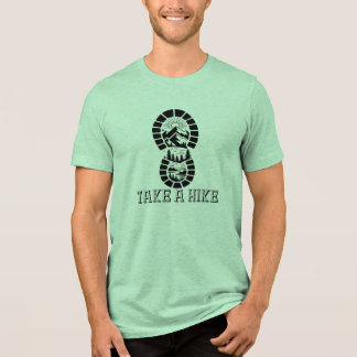 Take a Hike, Outdoor Hiker Boot Tri-Blend Shirt