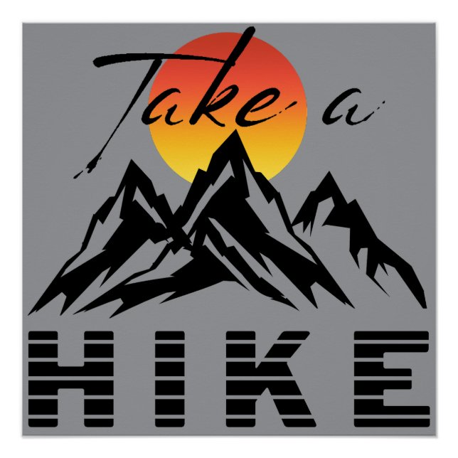 Take A Hike Poster (Front)